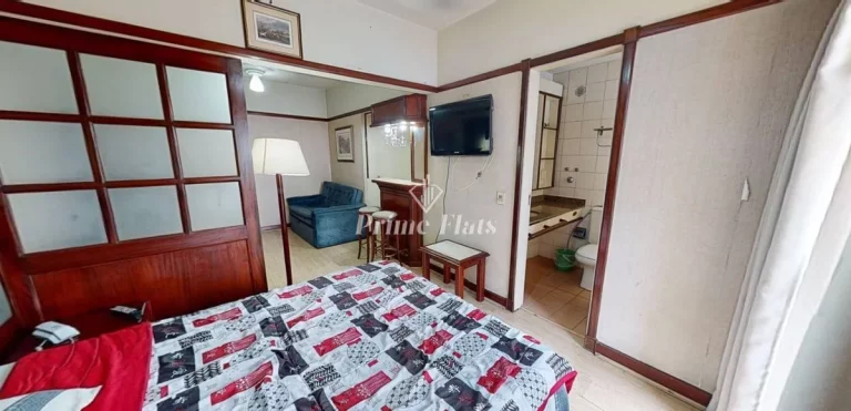 Imagem Flat disponível para venda no Champs Elysees Business Residence, com 32m², 1 dormitório e 1 vaga