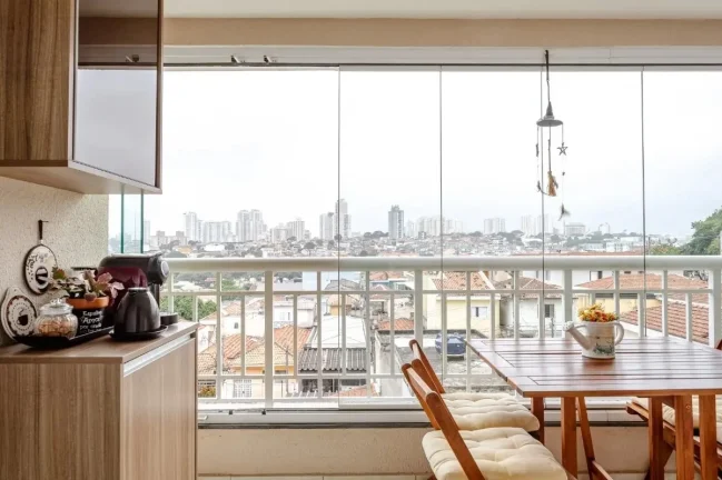 Imagem Apartamento 61M², 2Q, 1 Suíte, 2 Banheiros, 1 Vaga, Varanda Gourmet, Academia, Piscina, Churrascaria, Salão de Festas e Jogos, Playground, Depósito.
