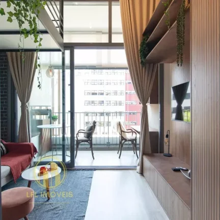 Imagem Studio Mobiliado com Varanda e AC na Vila Mariana