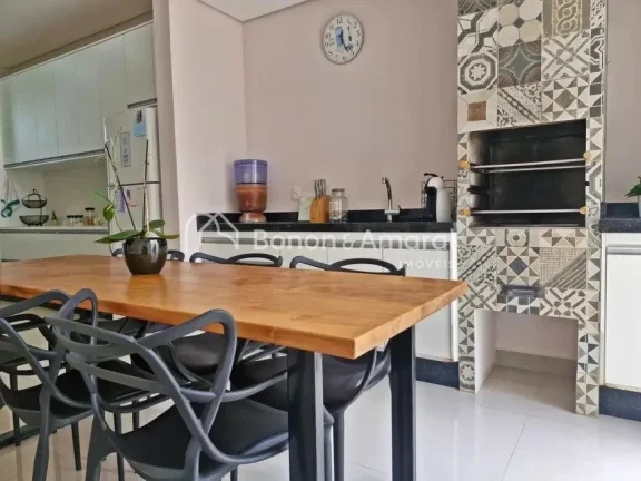 Imagem Casa térrea à venda em condomínio em Paulínia, com projeto moderno, pé-direito duplo na área s...