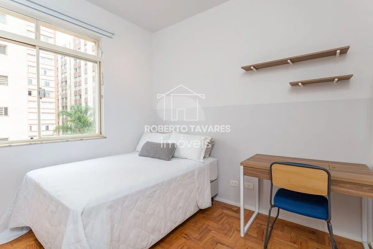 Imagem Apartamento Mobiliado e totalmente Reformado! 145 m2 úteis 5dts e 3 suítes, cozinha aberta para sala - Está a duas quadras da Av. Paulista.