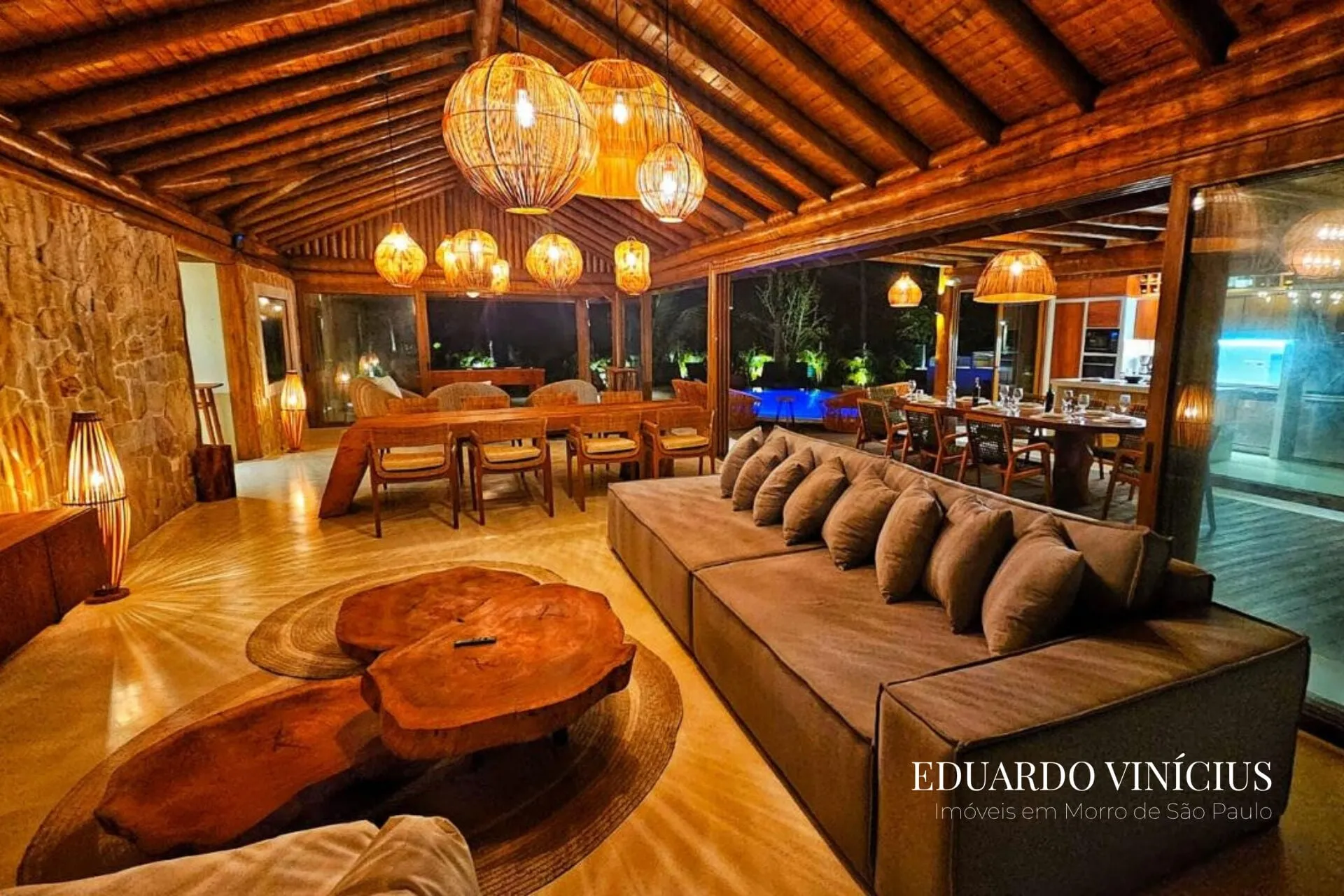 Imagem Dolce Vita Praia - Casa Luxuosa com 5 Suítes e 600m² À Venda na Quarta Praia do Morro de São Paulo