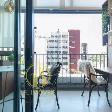 Imagem Studio Mobiliado com Varanda e AC na Vila Mariana