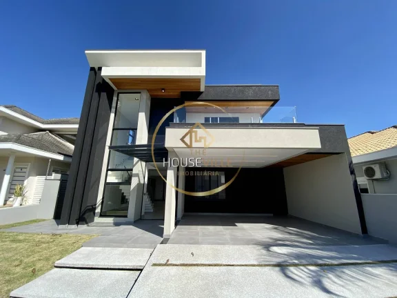 Imagem Casa Sobrado, 4 suítes, 367m², Condomínio Altos da Serra V.