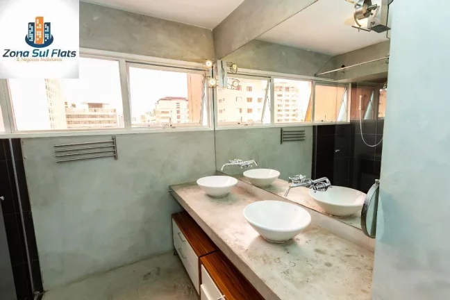 Imagem Apartamento Para Alugar No Itaim Bibi Com 2 Suítes e 1 Vaga - Mobiliado