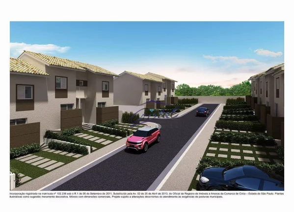 Imagem Casa com 2 quartos à venda, 70 m² - Granja Viana - Jardim Pioneira - Cotia/SP