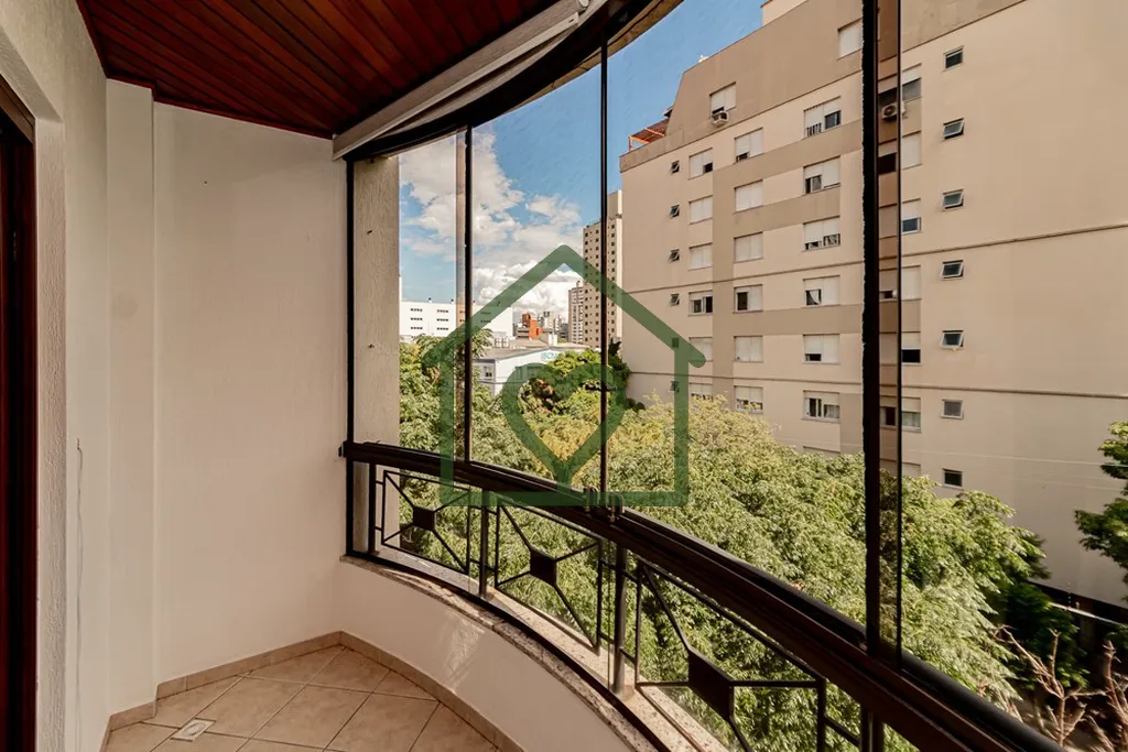 Imagem Apartamento desocupado, 2 dormitórios sendo um suíte, 88m2 privativos, living com sacada e churras...