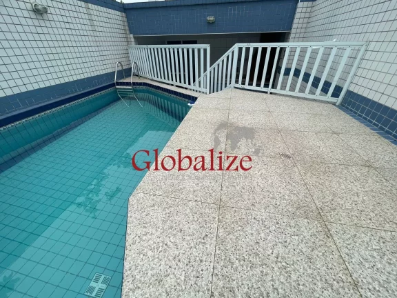 Foto do imóvel Sobreposta Duplex com Piscina Privativa à venda com 3 Suítes e 2 Vagas no Bairro do Embaré em Santos por R$ 1.600.000,00