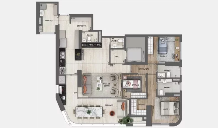 Imagem Cobertura Duplex à Venda Na Chácara Santo Antônio - Parque da Cidade - Alto padrão