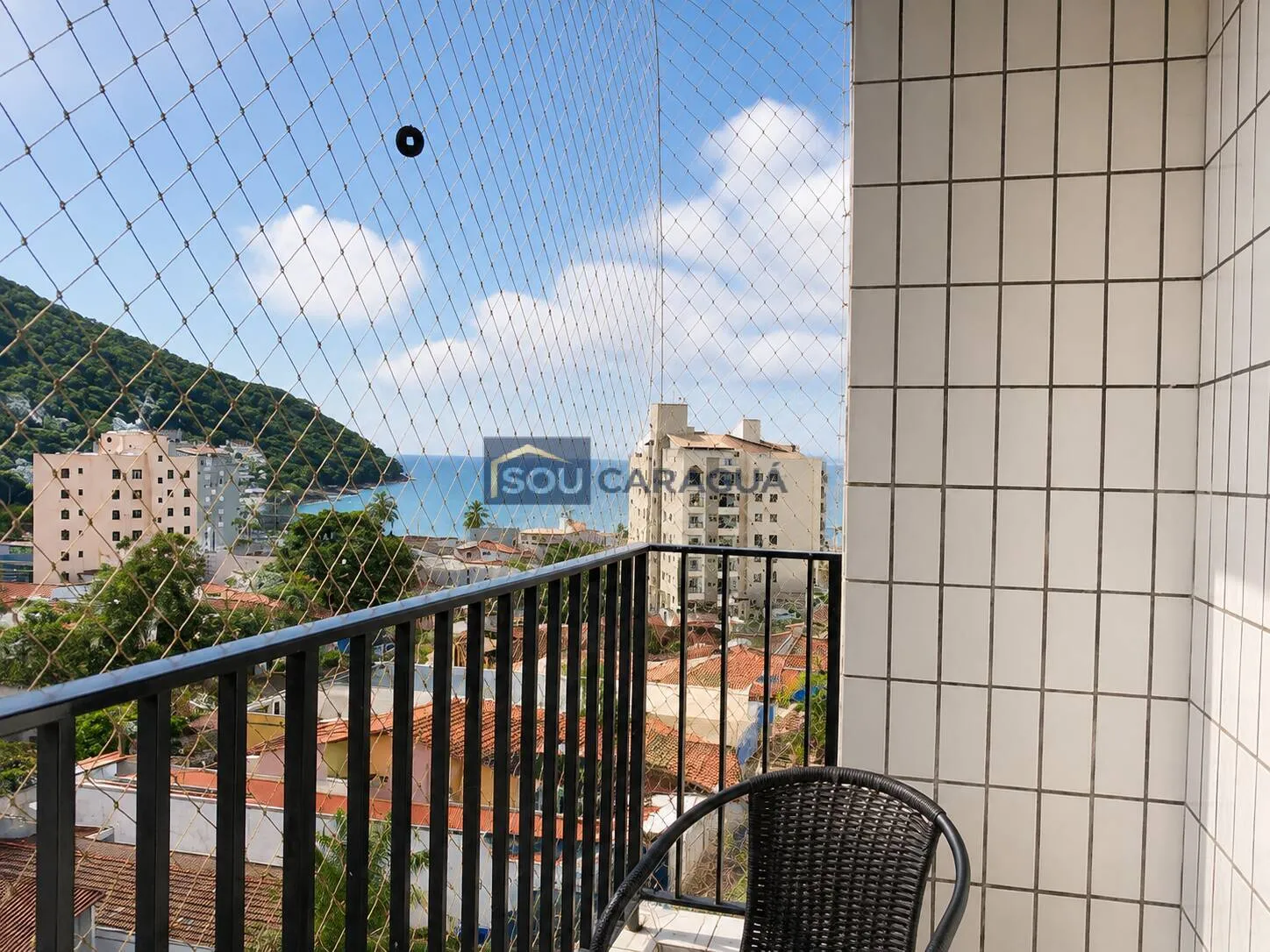Foto do imóvel Apartamento a venda a 200m da praia na Martim de Sá em Caraguá vista mar