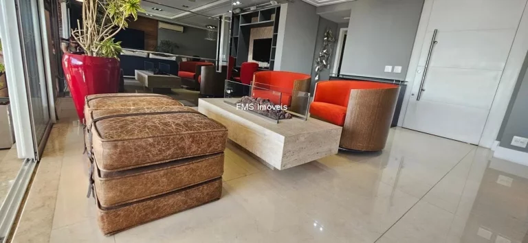 Imagem Apartamento à venda ou locação na Vila Romana com 4 Quartos sendo 3 Suítes, 4 Banheiros, 3 Vagas.