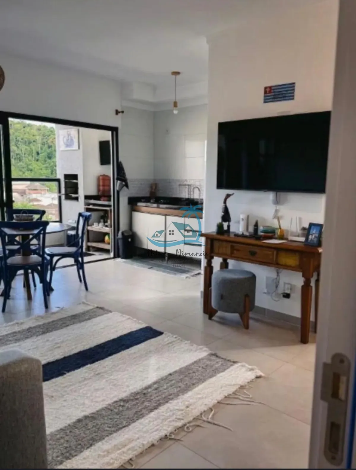 Imagem Maravilhoso apartamento com 50m² à venda no Perequê-Açu em Ubatuba