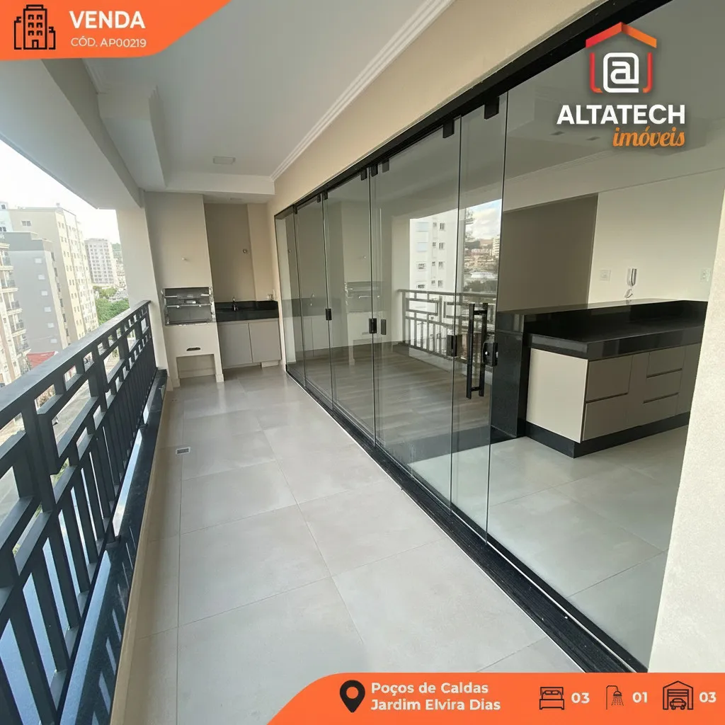 Imagem Apartamento 3 suítes à venda em Jardim Elvira Dias, Poços de Caldas