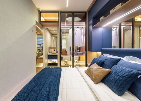 Imagem Apartamento com varanda e lazer completo a apenas 200 metros da estação Adolfo Pinheiro do Metrô.