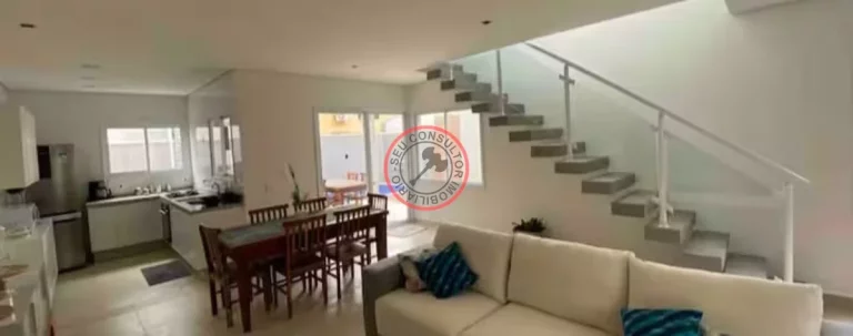 Imagem CAMBURY, LOCAÇÃO TEMPORÁRIA.CASA COM 3 SUÍTES DENTRO DE CONDOMÍNIO, PRÓXIMO A PRAIA COM PISCINA PRIVATIVA E AREA GOURMET