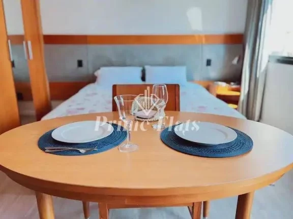 Imagem Flat disponível para venda no Slaviero Essential São Paulo Moema, com 26m², 1 dormitório e 1 vaga de garagem