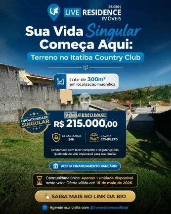 Descubra Seu Novo Lar no Itatiba Country Club! Live Residence Imóveis