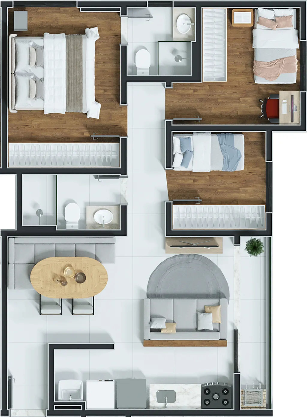 Imagem Apartamento à venda no bairro Jardim Ipê - Goiânia/GO