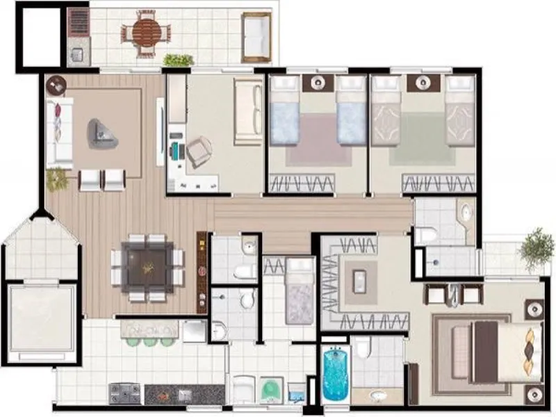 Imagem Comprar apartamento na Vila Bastos Santo André, apartamento 4 quartos em Vila Bastos Santo André SP, comprar apartamento pronto para morar Santo André