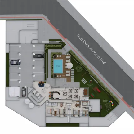 Imagem Apartamento com 2 Quartos à Venda, 59 m² em São Cristóvão - Criciúma