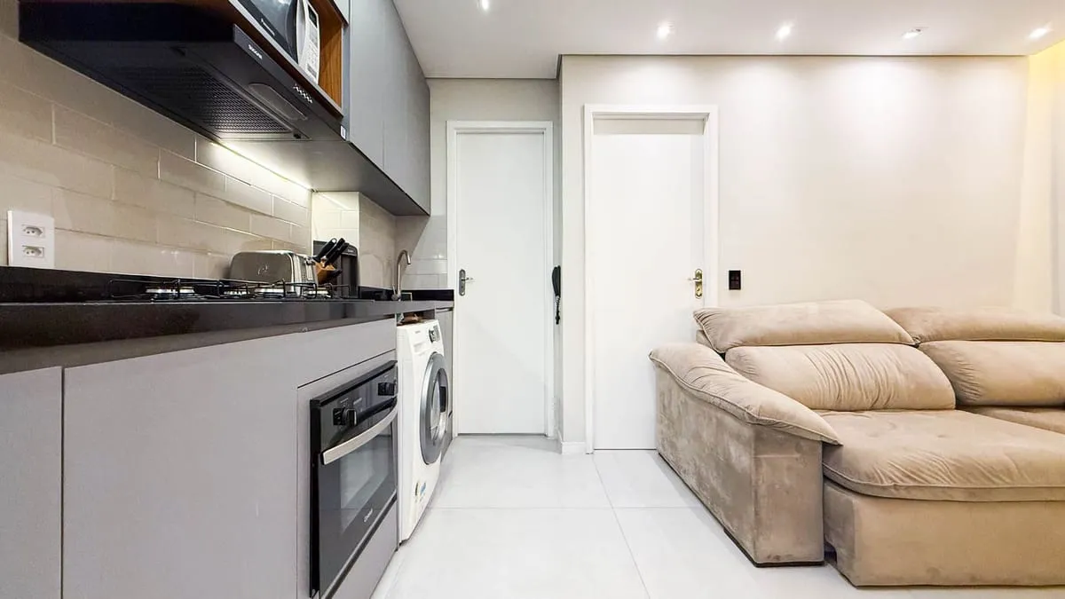 Imagem Apartamento com 1 Quarto para alugar, 42m² - Jabaquara