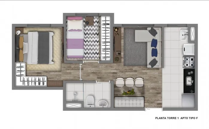 Imagem Apartamento com 2 Quartos à Venda, 38 m²em Jardim Prudência - São Paulo