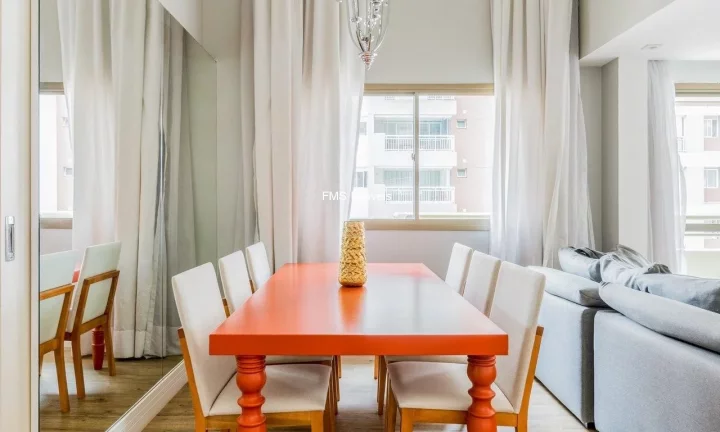 Imagem Apartamento à venda no Brooklin Paulista com 2 suítes, 2 vagas, 100m² de área.
