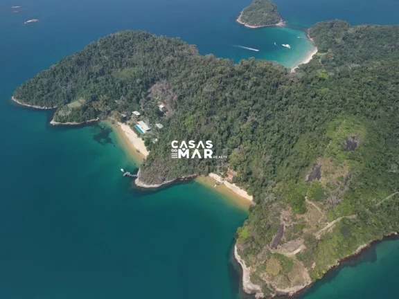 Imagem Terreno de 628,91 hectares com praia paradisíaca em Angra dos Reis-RJ, documentação completa e aceita incorporação.