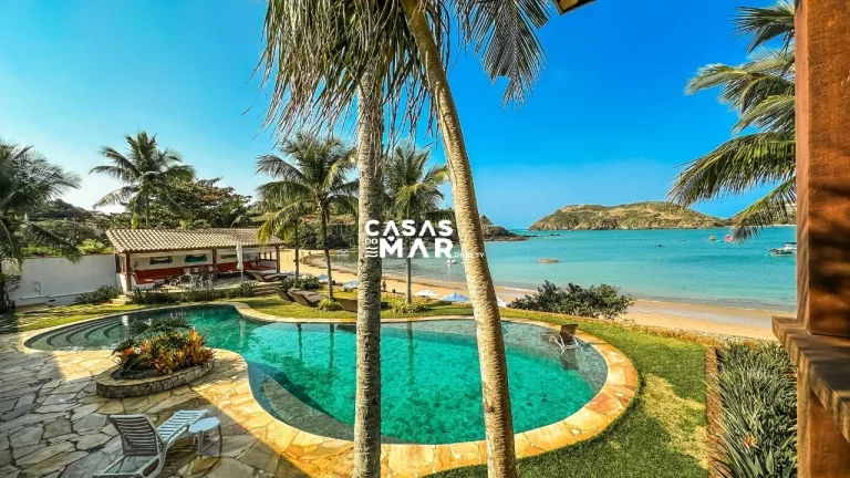 Imagem Casa Frente Mar para Temporada em Armação dos Búzios / RJ no bairro Ferradura