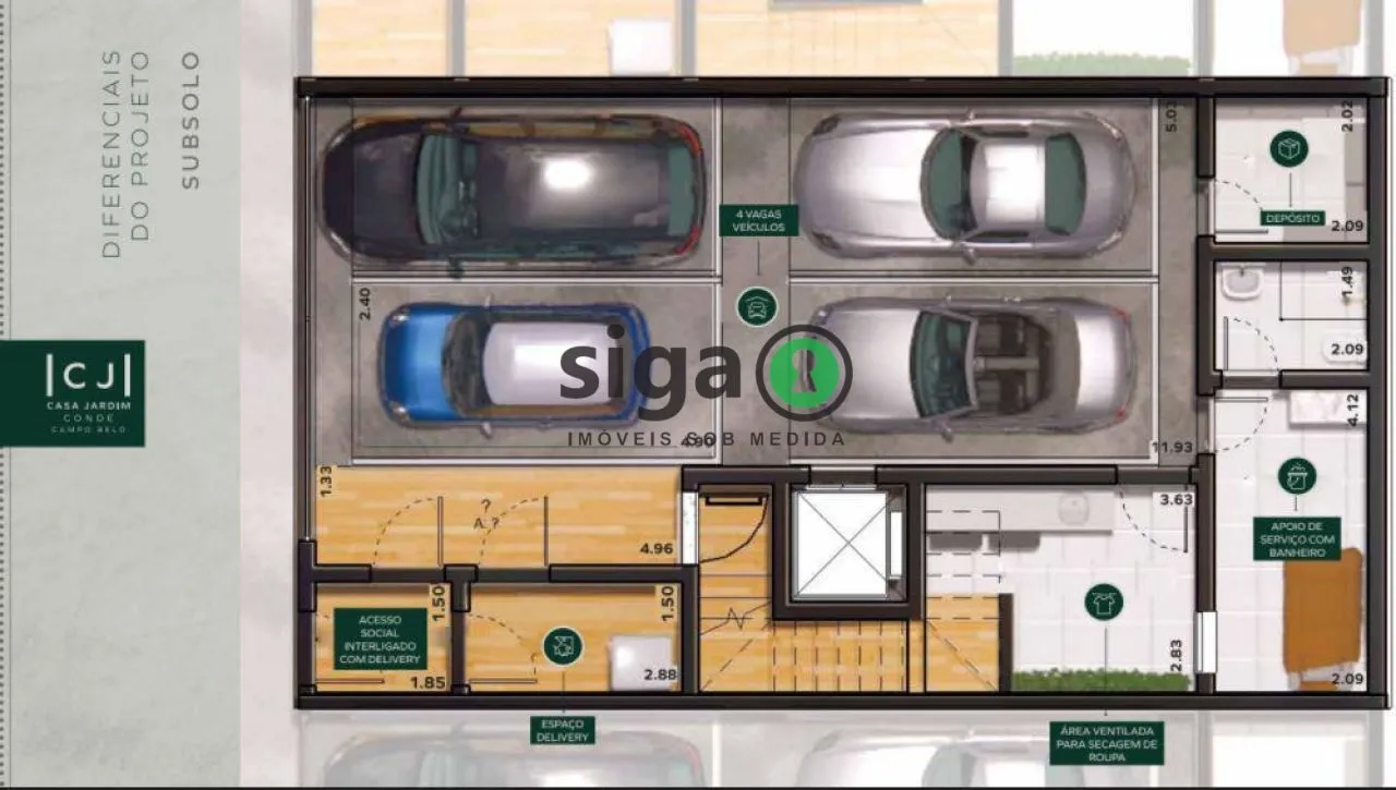 Imagem Casa em Condomínio Residencial em Campo Belo