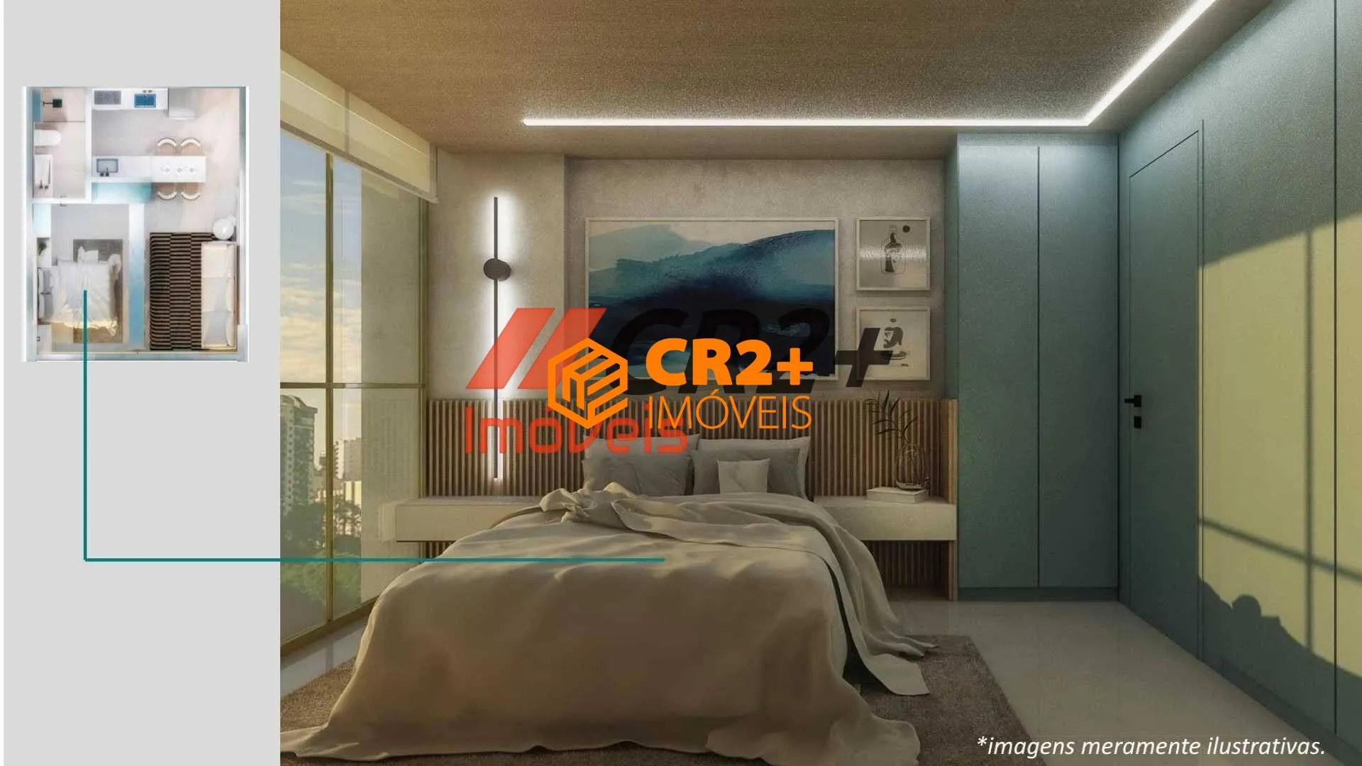 Imagem Flat Lançamento a venda com 1 quarto, 33m² em Casa Forte