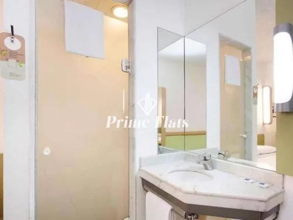 Imagem Flat disponível para venda no Hotel íbis budget Paulista, com 12m², 1 dormitório e 1 vaga