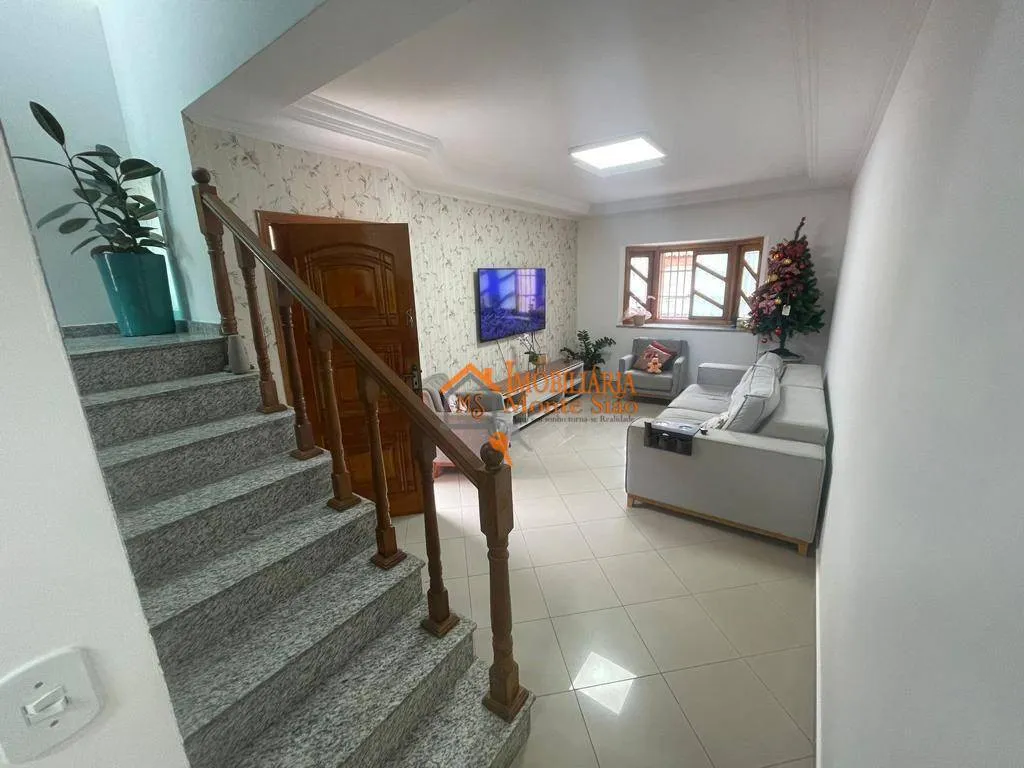 Imagem Sobrado com 3 dormitórios à venda, 140 m² por R$ 890.000,00 - Jardim Pinhal - Guarulhos/SP