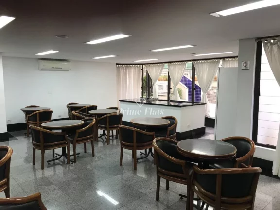 Imagem Flat disponível para venda no The Plazza Residence Flat no Jardim Paulista, com 37m², 1 dormitório e 1 vaga de garagem