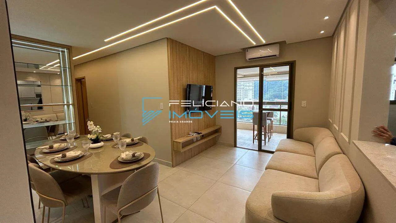 Imagem Apartamento com 2 quartos, Canto do Forte, Praia Grande - R$ 999 mil, Cod: 6851
