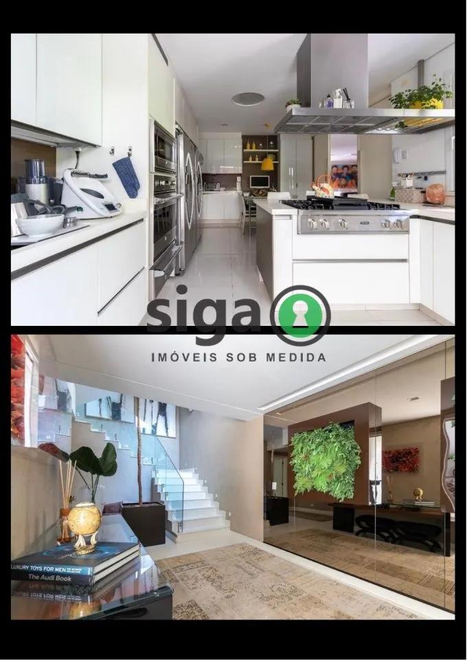 Imagem Casa em Condomínio de alto padrão no Brooklin Paulista com 4 suites Semi mobiliado