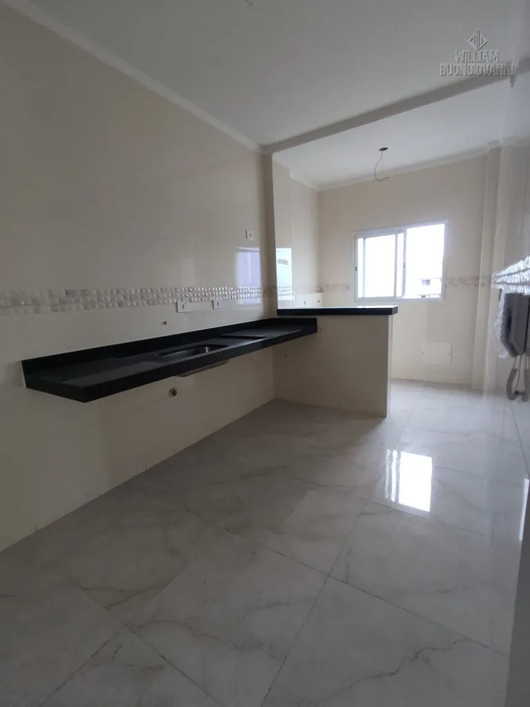 Foto do imóvel Apto Novo na Tupi com 93m², 3 Dorm, 1 Suíte, 2 vagas, Vista Mar Parcial em Vila Tupi, Praia Grande - SP