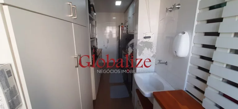 Imagem Belo apartamento em Santos no Marapé em condomínio de Altíssimo Padrão,2 dormitórios, uma suíte, uma vaga privativa, piscina por R$ 615.000,00