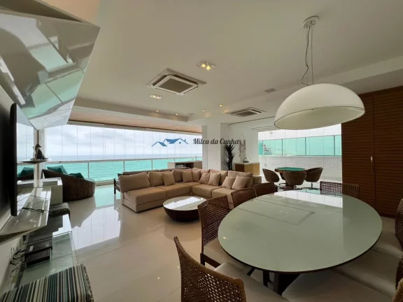 Imagem Linda Cobertura para Venda de Frente para o Mar, com Piscina Privativa com 4 suítes, 3 vagas, 300m², Riviera de São Lourença, Bertioga