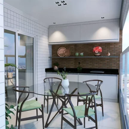 Imagem APARTAMENTO COM 107.96 m² - GUILHERMINA - PRAIA GRANDE SP