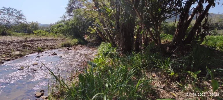 Imagem Terreno para a sítio, em Salto do Major Gercino SC. Com área plana, com terra boa de plantio. Tem mais de 30 metros um lindo RIACHO nos fundos, com ág