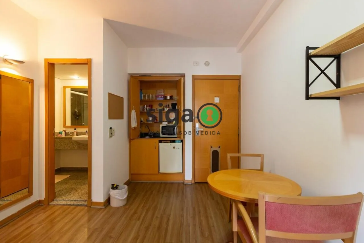Imagem Apartamento mobiiliado de 30m² para locação na Alameda Lorena - Jd. Paulista - São Paulo/SP