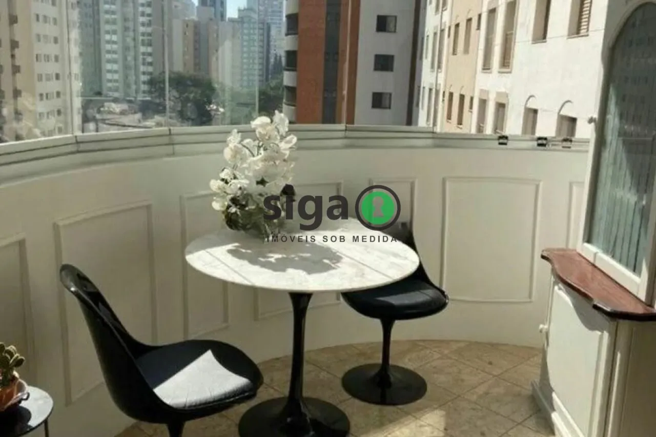 Imagem Apartamento Alto Padrão em Moema de 3 Quartos com 2 Vagas - 117m² à Venda.