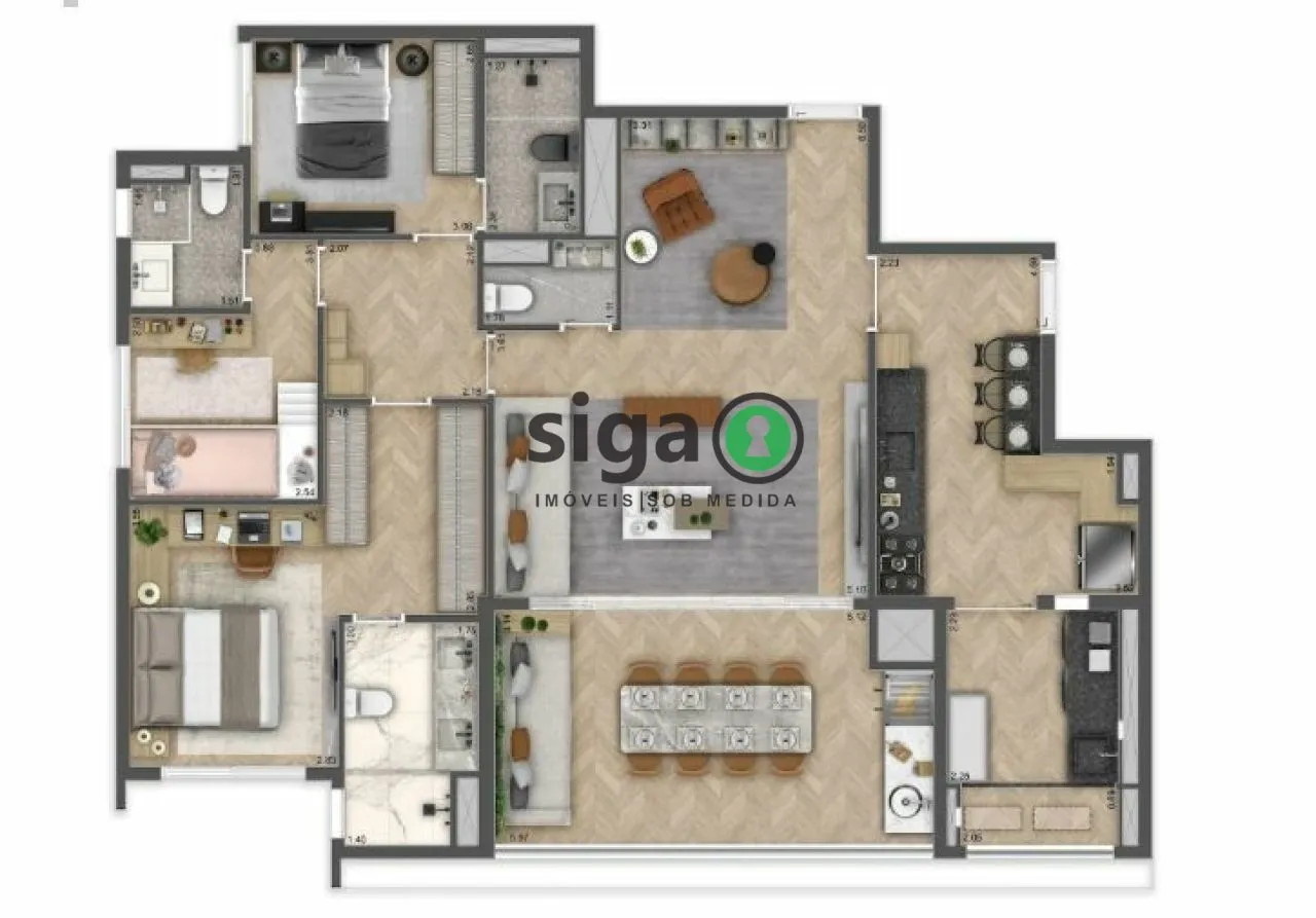 Imagem Apartamento 03 suítes para venda na Vila Clementino, São Paulo - SP