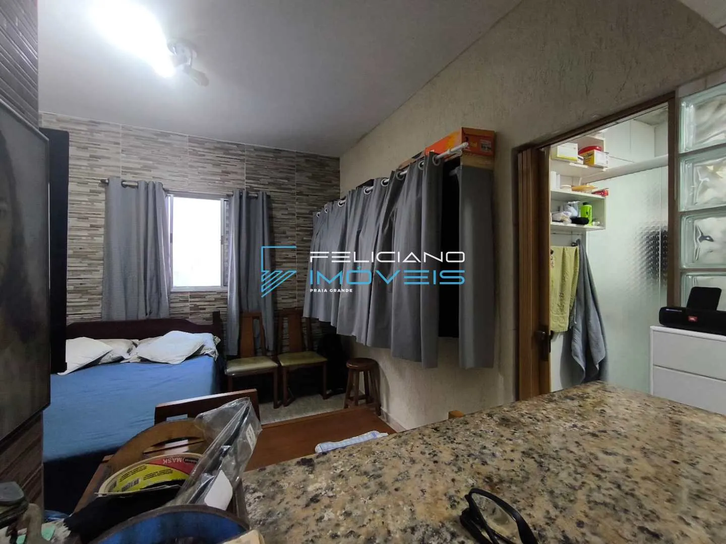 Imagem Kitnet com 1 quarto, Boqueirão, Praia Grande - R$ 180 mil, Cod: 6779