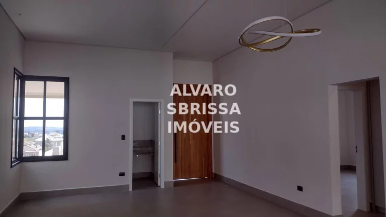 Imagem Linda casa nova térrea à venda com 3 suítes e piscina no Condomínio Campos de Santo Antônio II em Itu SP