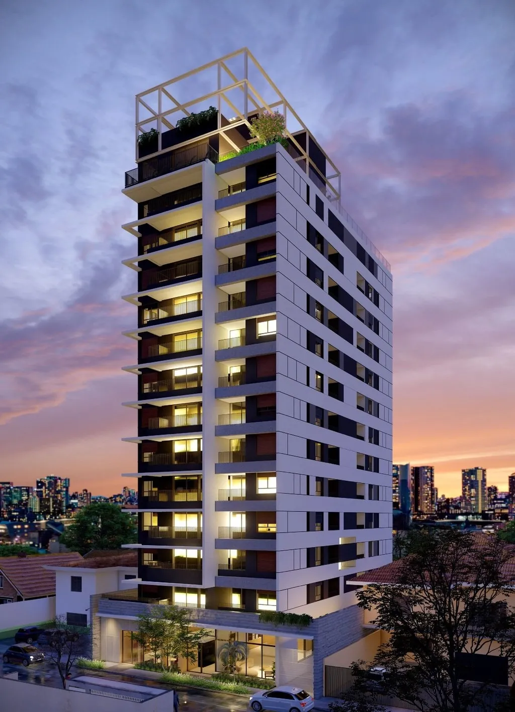 Imagem Com um conceito contemporâneo, o projeto arquitetônico do Walk Bittencourt combina design e requin...