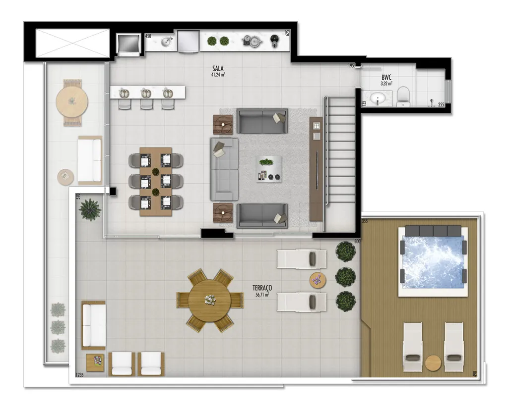 Imagem COBERTURA RESIDENCIAL em Curitiba - PR, Cabral