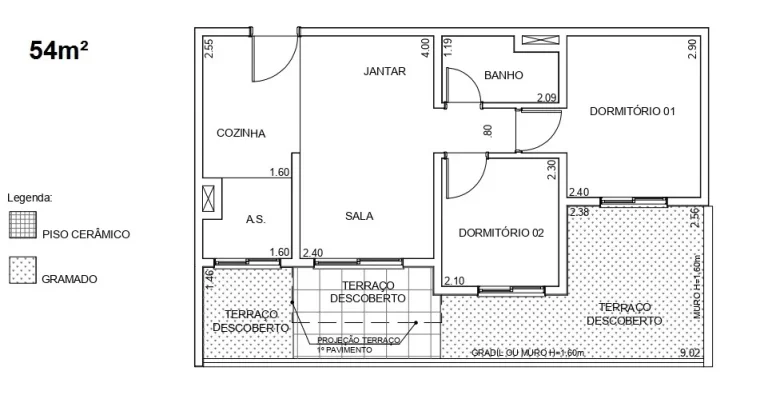 Imagem GARDEN | 2 Dormitórios | 1 vaga | 52m² | Lazer com piscina