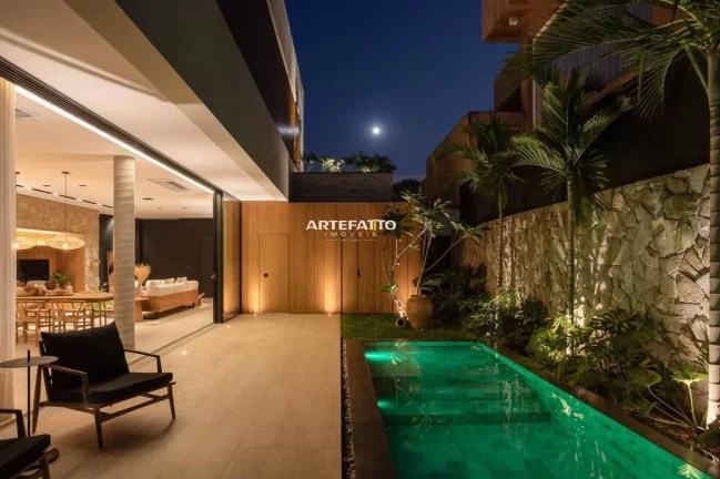 Imagem Casa de condomínio à venda, no Residencial São Vicente, em Franca, Chácara Espraiado, com 3 quartos, 350m2